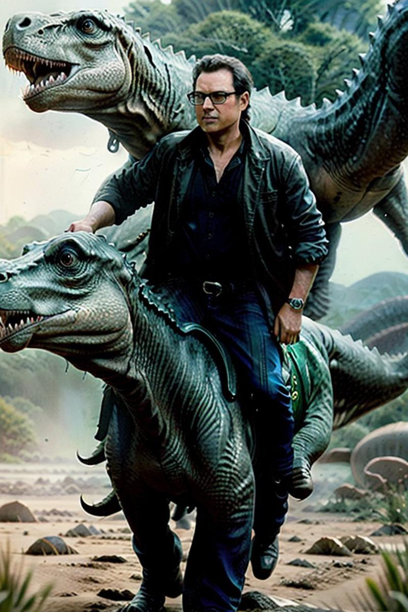 00091-3387407860-Jeff, glasses, riding a dinosaur, photography, trending on artstation, sharp focus, studio photo, intricate details, highly deta.jpg